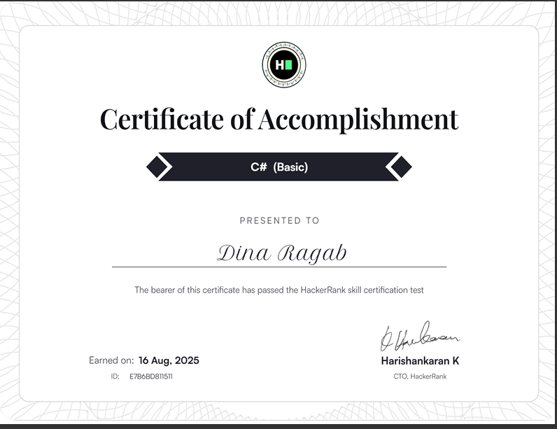 C# Certificate
